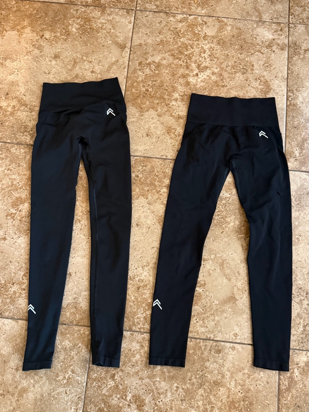 Two Oner effortless w crunch S  Active Black High-Waist Athletic Leggings